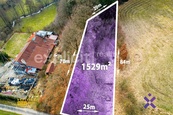 Prodej pozemky - trvalý travní porost, 1 529 m2 - Zádveřice-Raková - Zádveřice